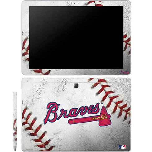 MLB Atlanta Braves Game Ball Galaxy Book 12in Skin